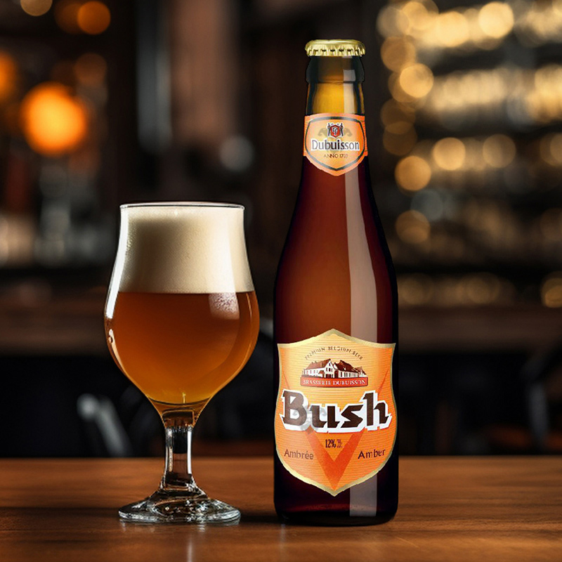 Cerveja Bush Amber 12° 33cl - The Fat Pirate
